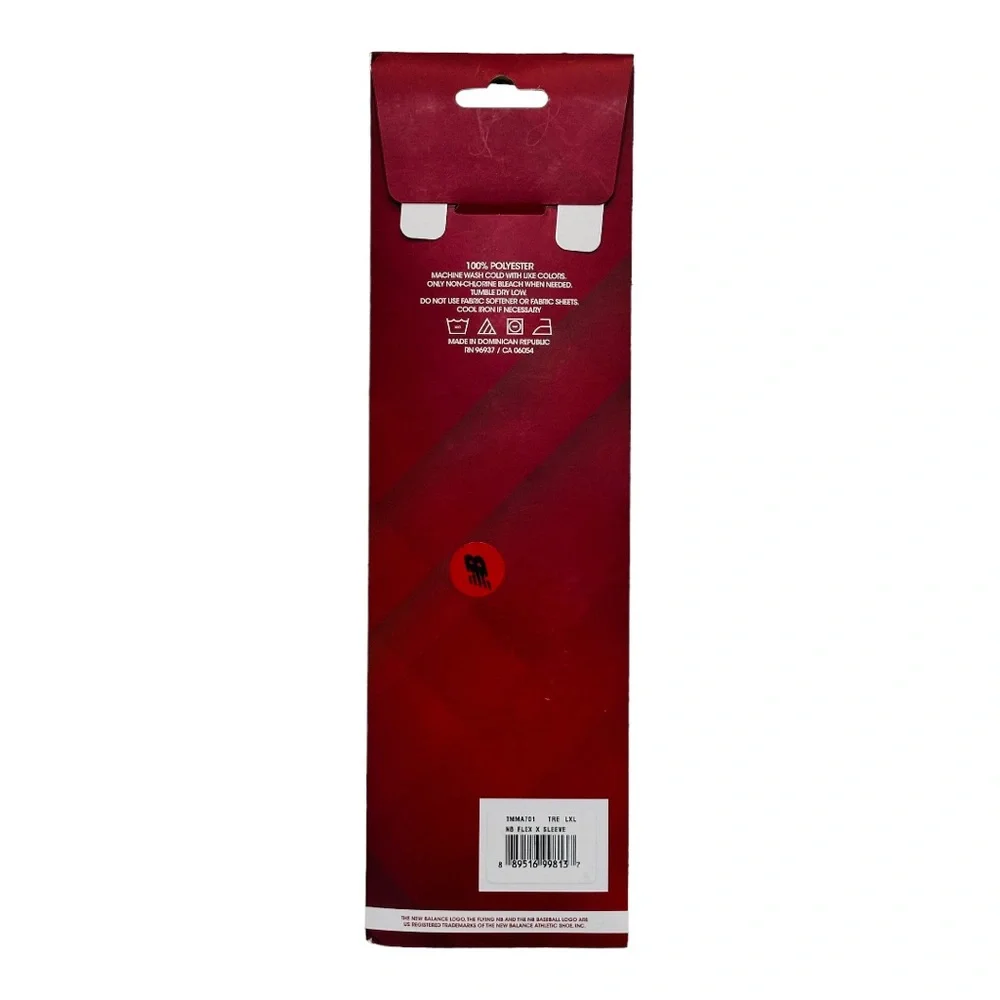 New Balance Flex Arm Sleeve - Baseball / Basketball Compression - Red - Picture 7 of 7